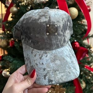 Louis Vuitton Grey Velour Baseball Cap #2